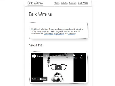 Erik Withak - A site for my music